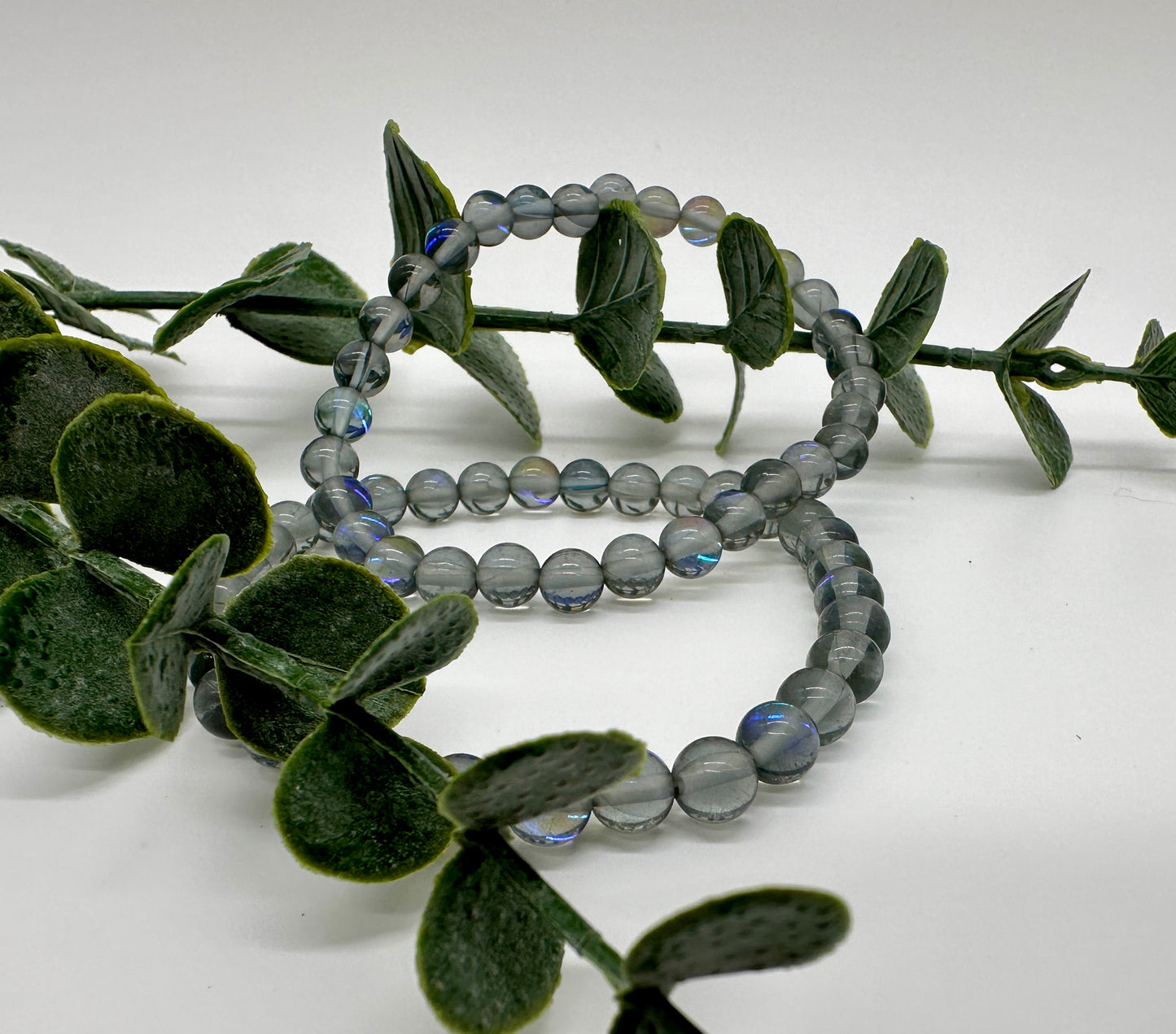Aqua Aura Armband 6 mm