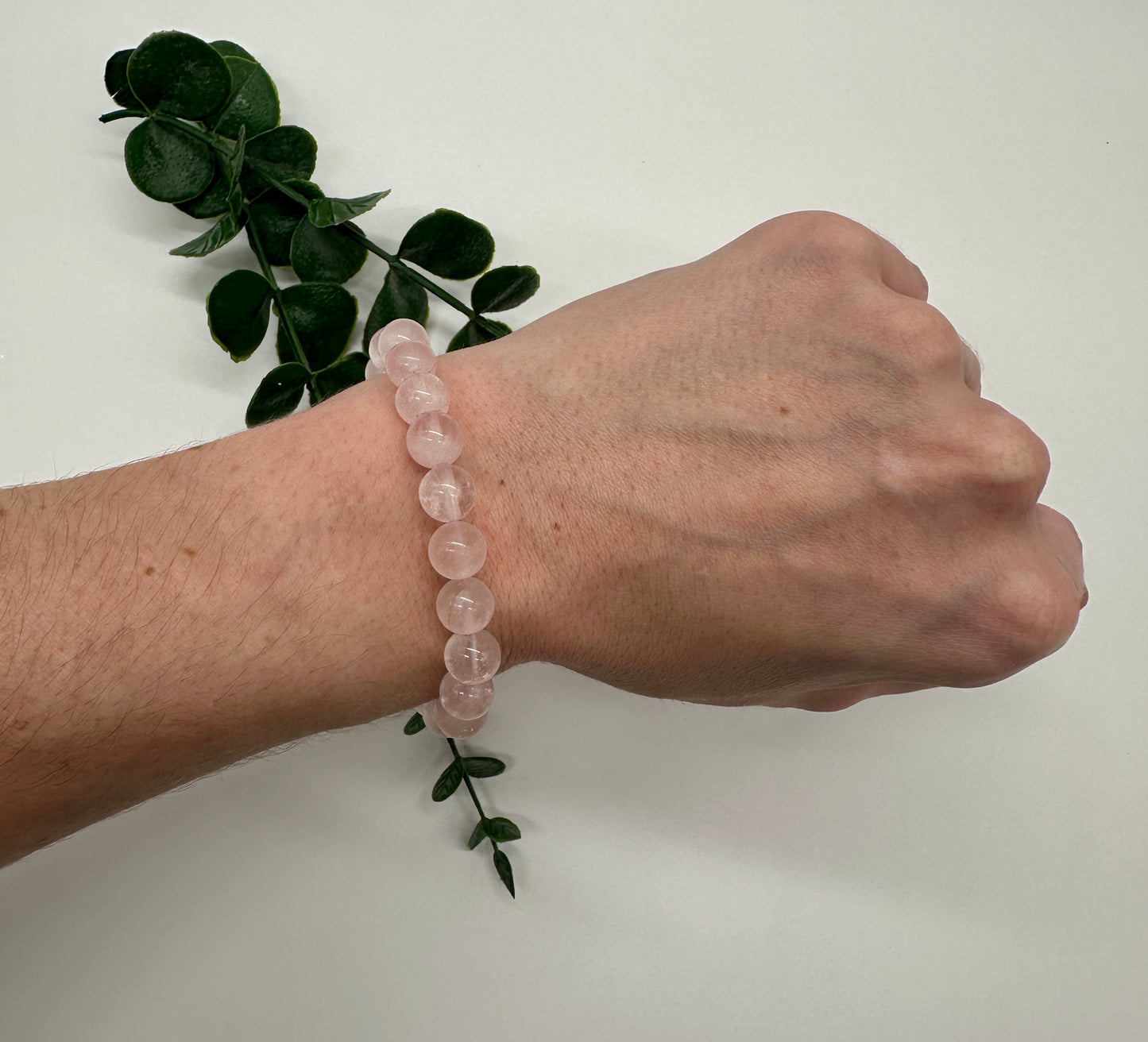 Rosenquarz AA 8mm Armband