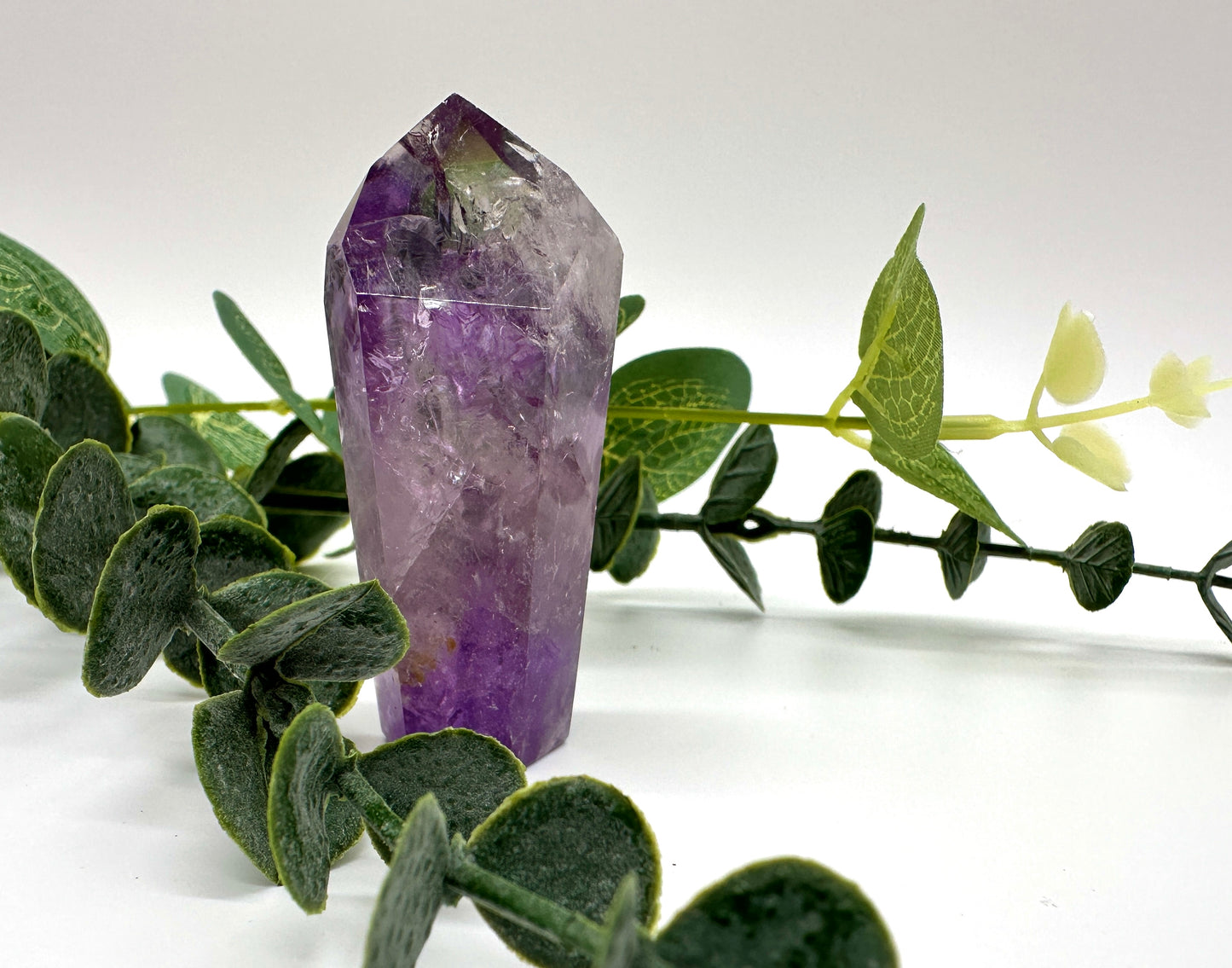 Polierte Amethystspitzen