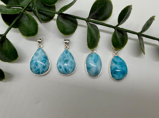 Larimar AA 925er Silber Anhänger