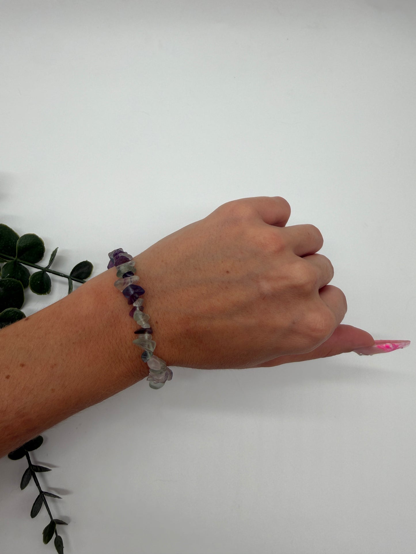 Fluorit A 6mm Armband