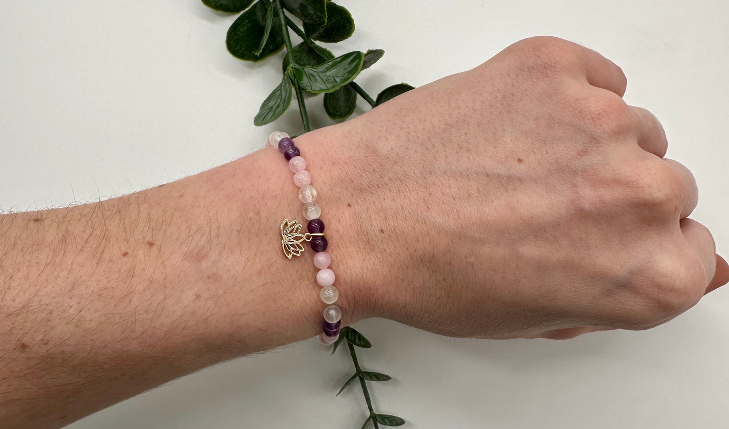Goldenes Dreieck 4mm Armband