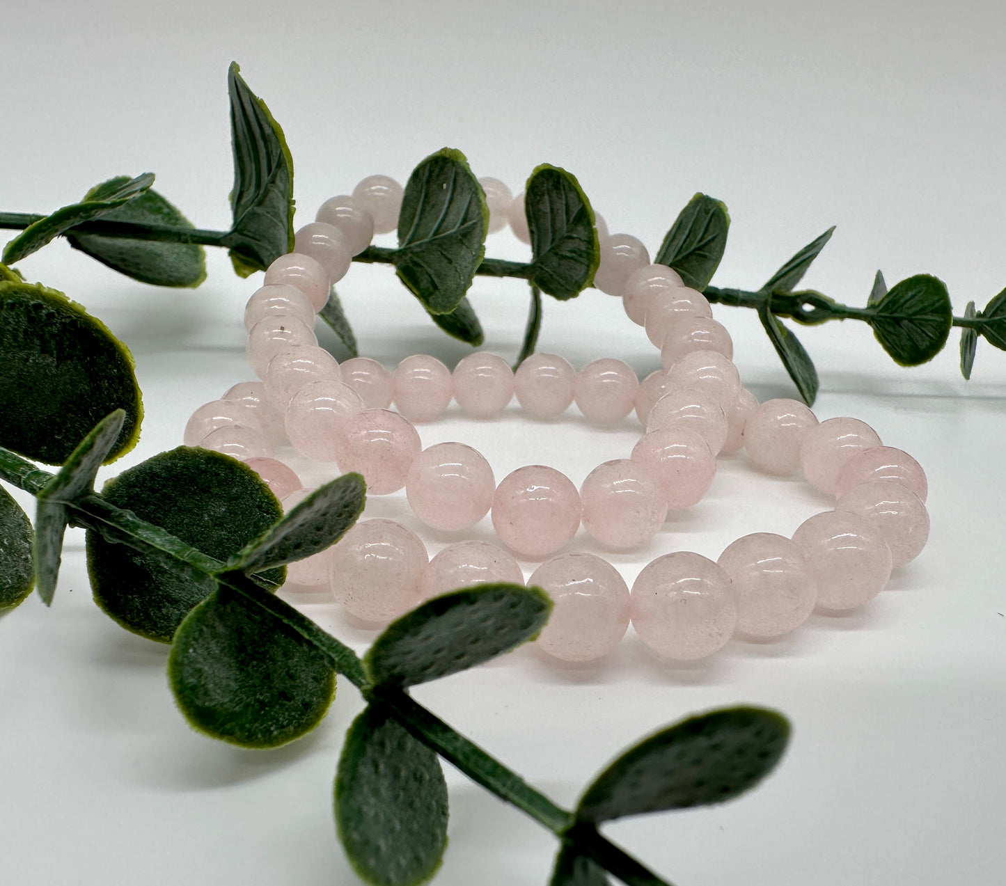 Rosenquarz Armband 8 mm