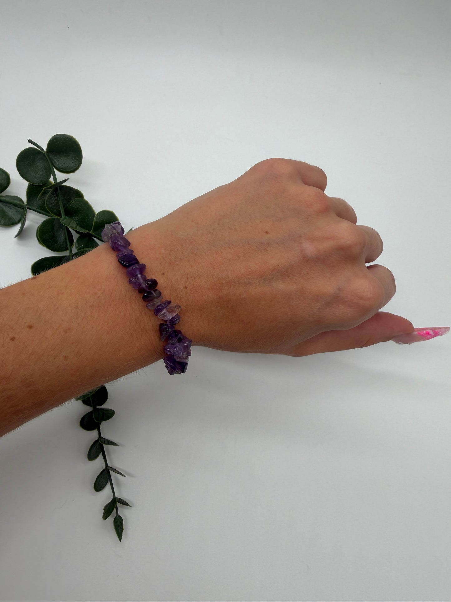 Amethystsplitter A Armband