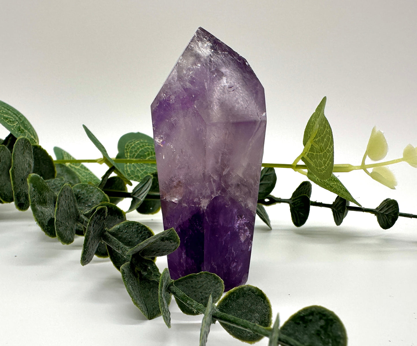 Polierte Amethystspitzen