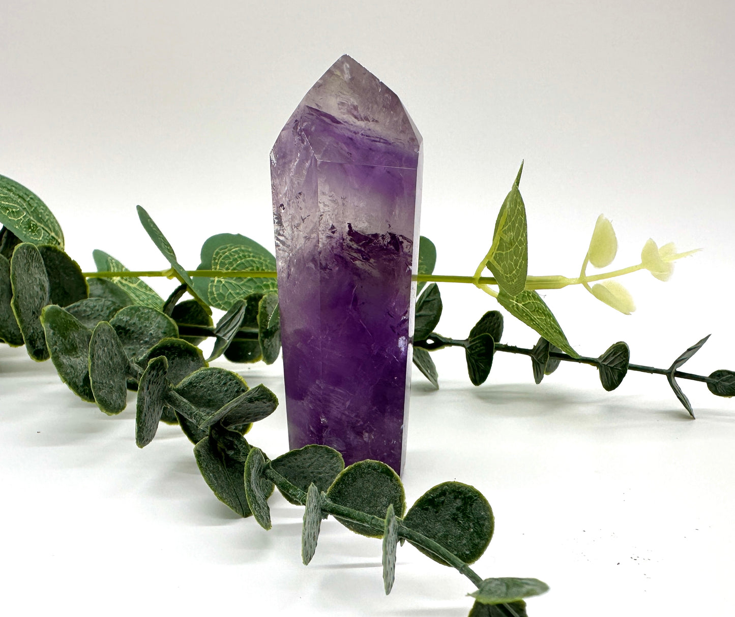 Polierte Amethystspitzen