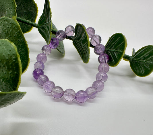 Amethyst AA 6mm Kugel Armband