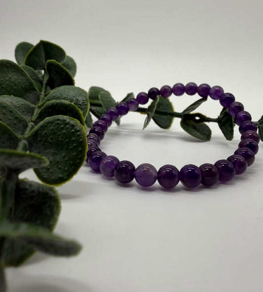Amethyst AA 6mm Armband