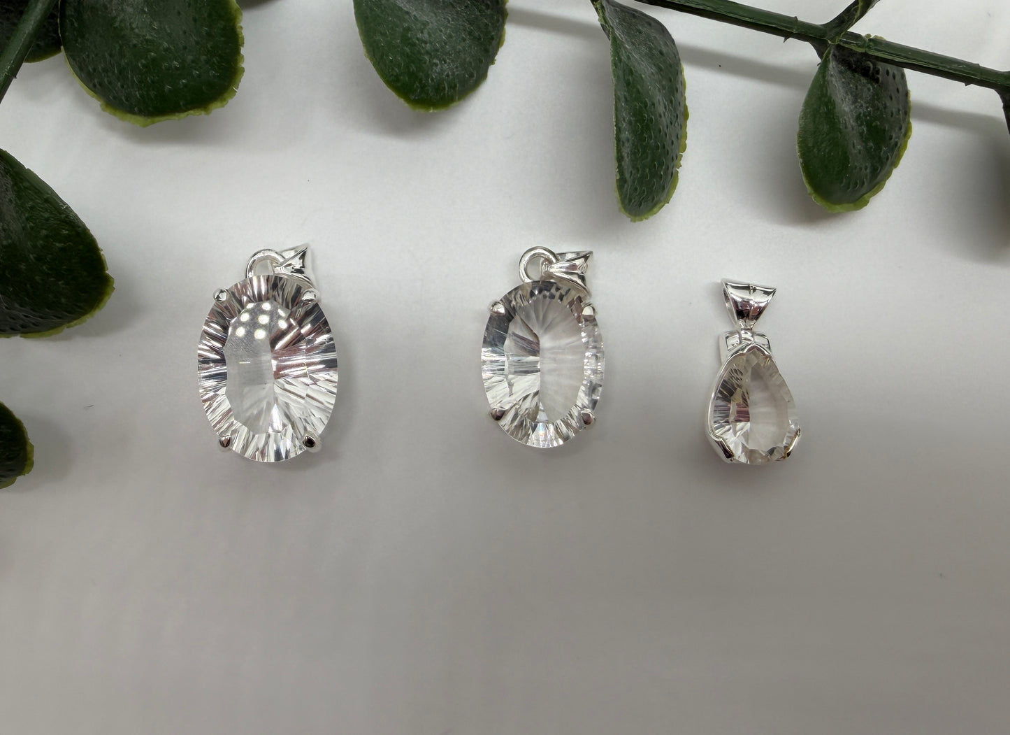 Bergkristall AAA+ 925er Silber Anhänger