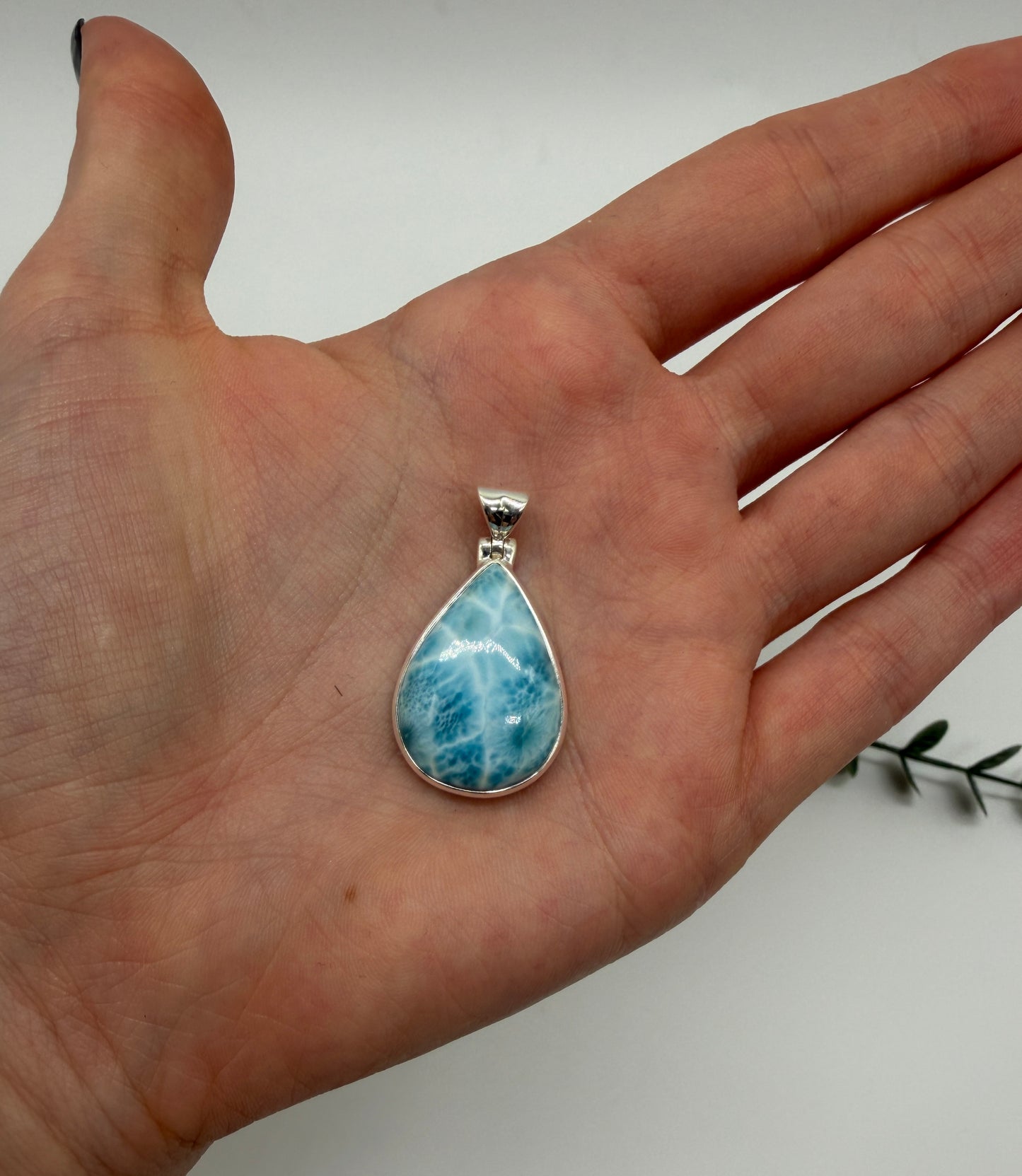 Larimar AA 925er Silber Anhänger