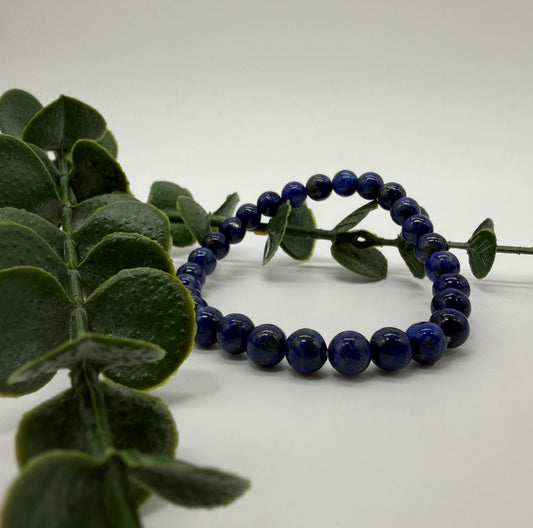 Lapislazuli 6mm AA Armband