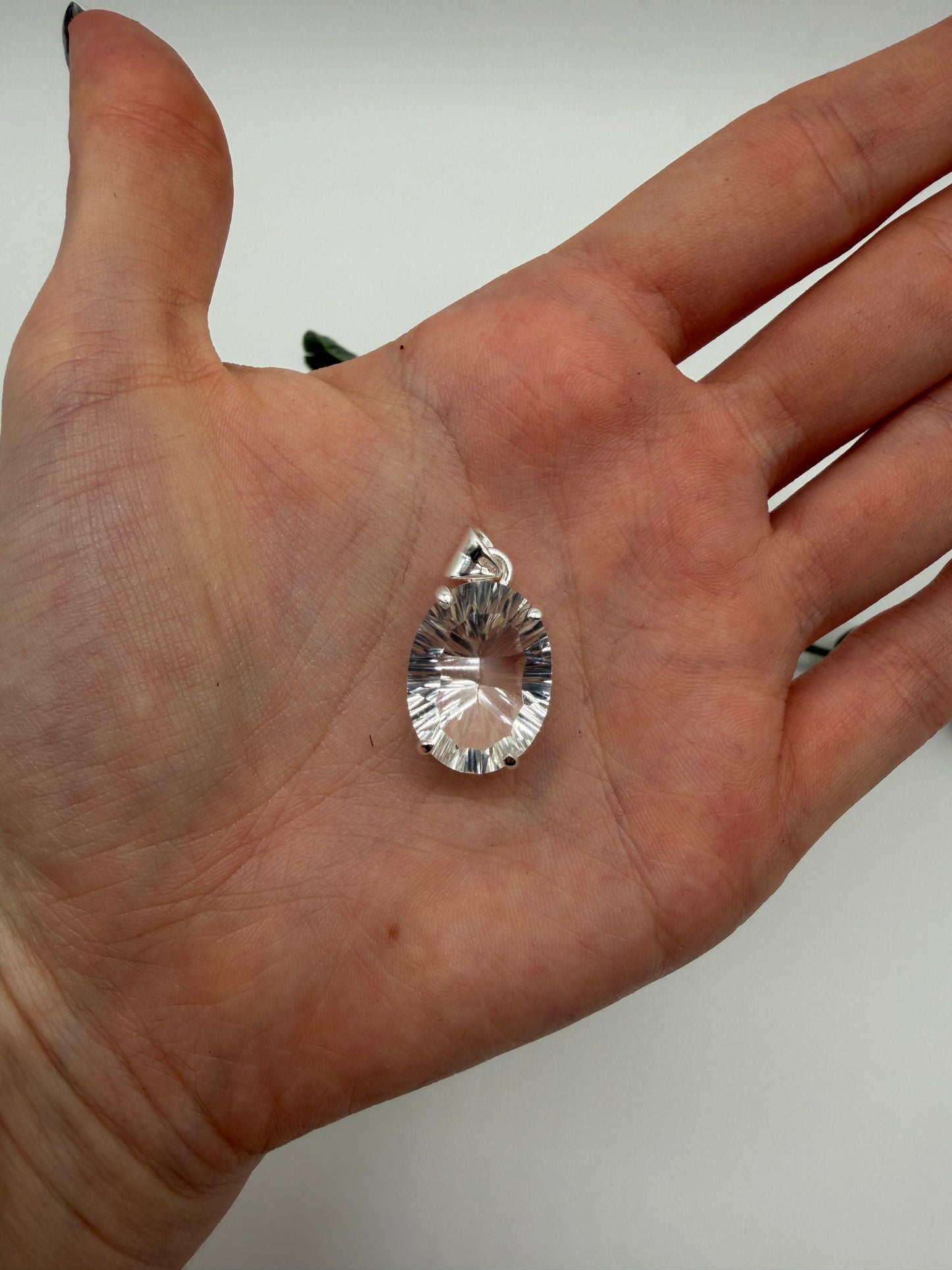 Bergkristall AAA+ 925er Silber Anhänger