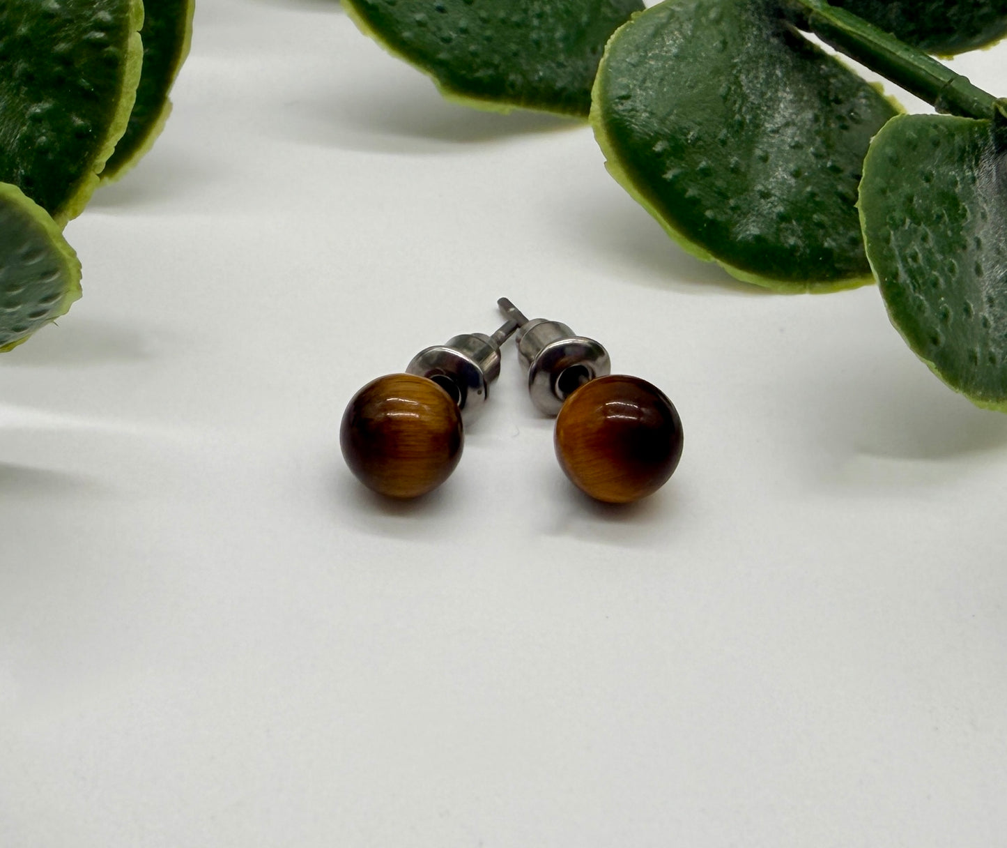 Tigerauge A 6mm Ohrstecker