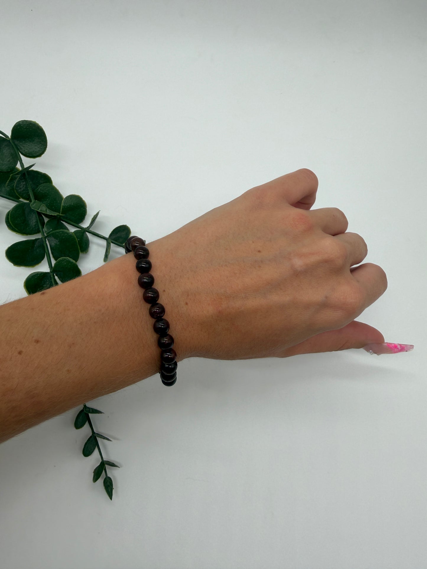 Granat A 6mm Armband