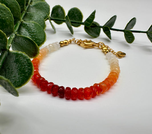 Feueropal AA 6mm Armband