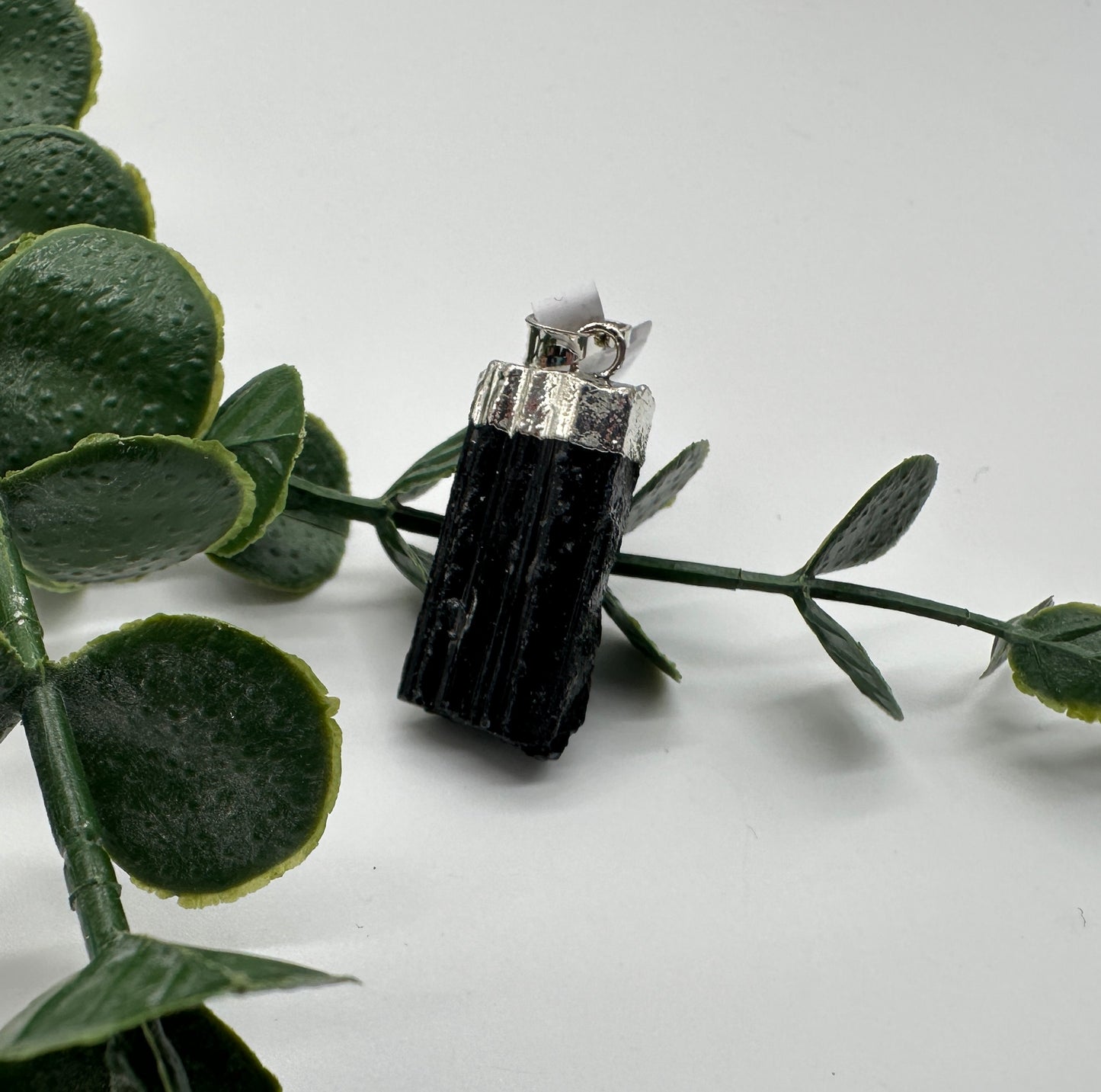 Turmalin Halskette inkl. Lederkette