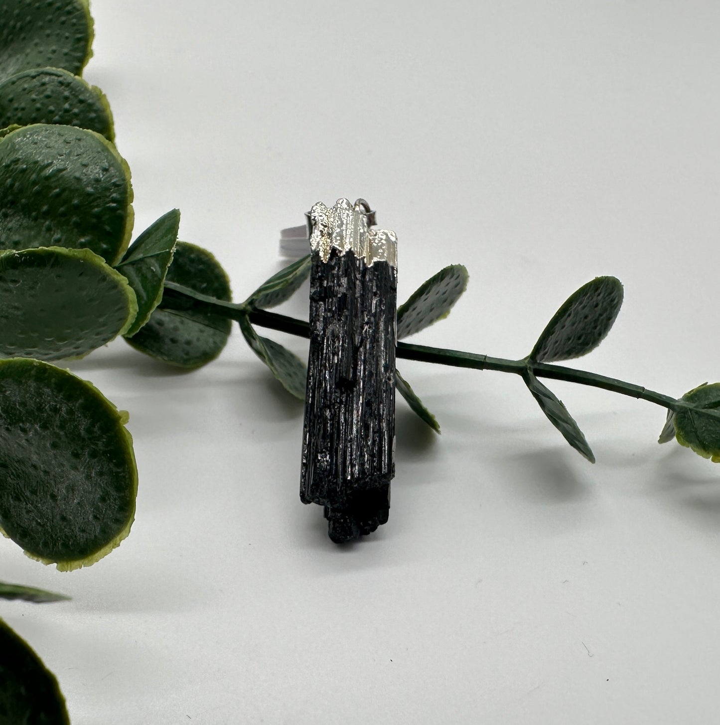 Turmalin Halskette inkl. Lederkette