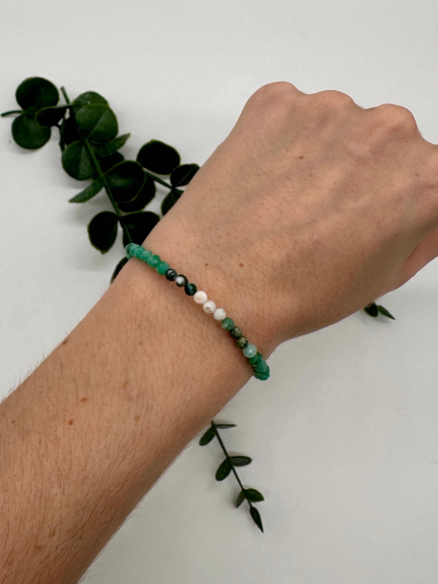 Seelenkraft Armband 4mm facettiert