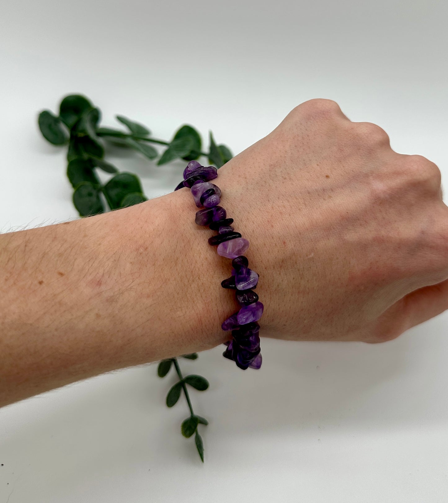 Amethystsplitter Armband
