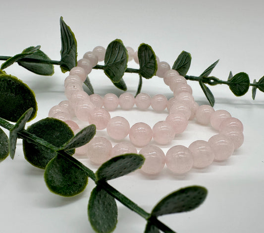 Rosenquarz Armband 8 mm