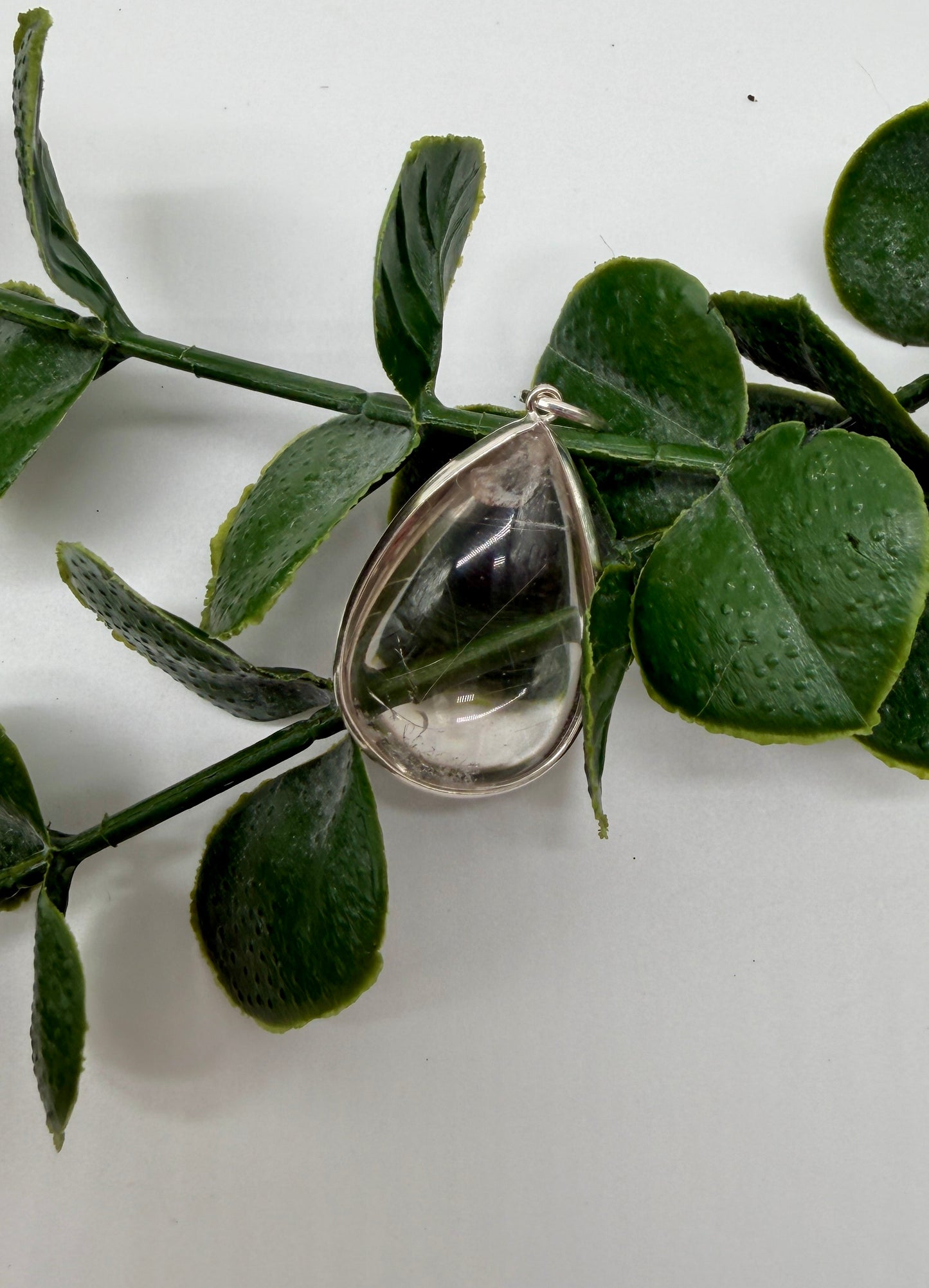 Bergkristall A-AA 925er Silber Anhänger