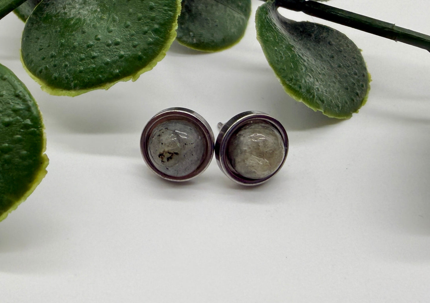 Labradorit A 10mm Ohrstecker