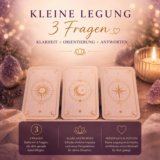 Kleine Legung 3 Fragen