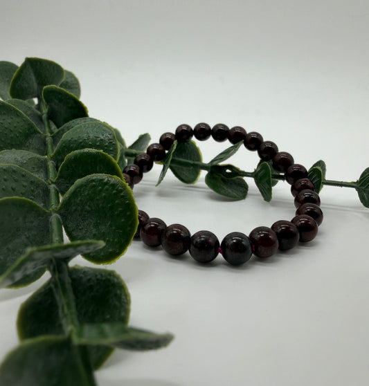 Granat A 6mm Armband