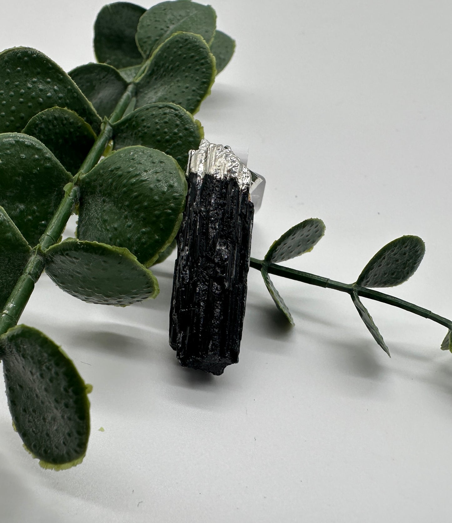 Turmalin Halskette inkl. Lederkette