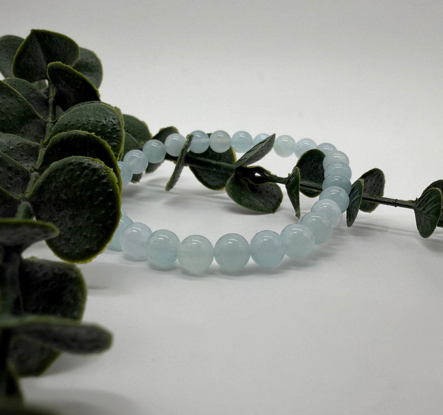 Aquamarin AA 6mm Armband